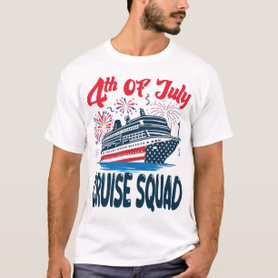 Kreuzfahrt-Team 4. Juli Patriotische amerikanische T-Shirt