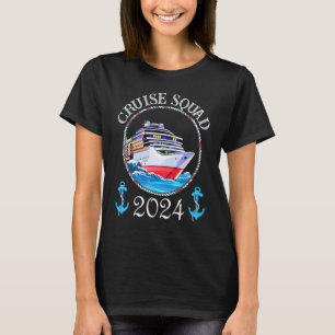 Kreuzfahrt-Truppe 2024 Kreuzfahrer Passende Famili T-Shirt