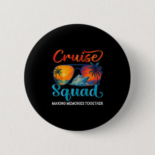 Kreuzfahrt-Truppe 2025 Freunde Familie Urlaub Pass Button