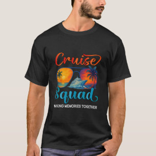 Kreuzfahrt-Truppe 2025 Freunde Familie Urlaub Pass T-Shirt