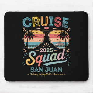 Kreuzfahrt-Truppe 2025 San Juan Familien-Gruppen-M Mousepad