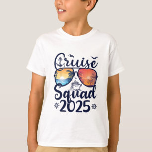 Kreuzfahrt-Truppe 2025 Sommerferien Familie passen T-Shirt