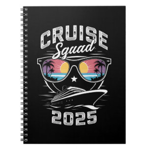 Kreuzfahrt-Truppe 2025 Sommerferien passende Famil Notizblock