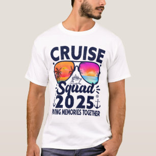 Kreuzfahrt-Truppe 2025 Sommerferien Reise Gruppenm T-Shirt
