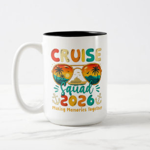Kreuzfahrt-Truppe 2026 Familien-Gruppen-Matching-S Zweifarbige Tasse