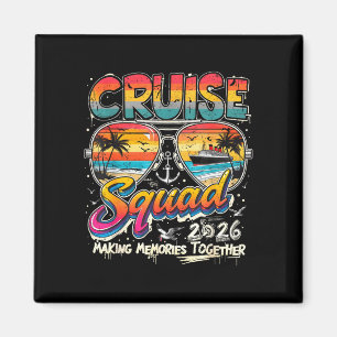 Kreuzfahrt-Truppe 2026 Familientreffen Urlaub Sonn Magnet