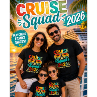 Kreuzfahrt-Truppe 2026 - Familienurlaub-Passende-S T-Shirt