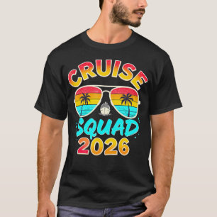 Kreuzfahrt-Truppe 2026 Geburtstags-Matching-Famili T-Shirt