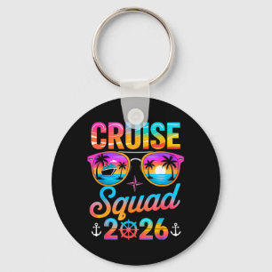 Kreuzfahrt-Truppe 2026 Sommer Familien-Matching-Re Schlüsselanhänger