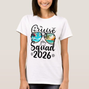 Kreuzfahrt-Truppe 2026 Sommerferien Familie passen T-Shirt