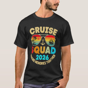 Kreuzfahrt-Truppe 2026 Sommerferien passende Famil T-Shirt