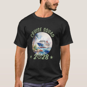 Kreuzfahrt-Truppe 2028 Familien-Kreuzfahrt-Abenteu T-Shirt