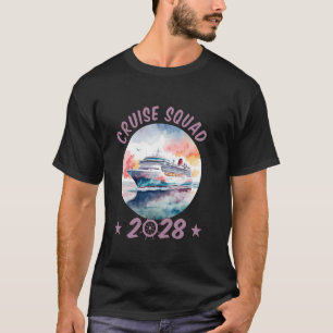 Kreuzfahrt-Truppe 2028 Macht Urlaubserinnerungen T-Shirt