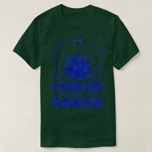 Kreuzfahrt und Bootsfahrt T-Shirt (Design vorne)
