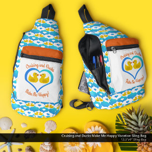 Kreuzfahrt und Enten machen mich glücklich - Urlau Crossbody Bag