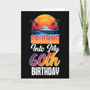 Kreuzfahrt Urlaub 60. Geburtstag Cruising Into M Karte