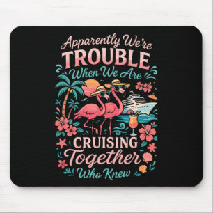 Kreuzfahrt Urlaub Freunde Kumpels Paare Mädchen Mousepad