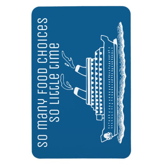 Kreuzfahrt Urlaub Funny Door Marker Magnet (Vertikal)