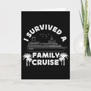 Kreuzfahrt Urlaub Ich überlebte eine Familienkreuz Karte