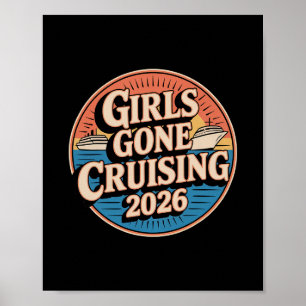 Kreuzfahrt Urlaubsreise Mädchen auf Kreuzfahrt 202 Poster