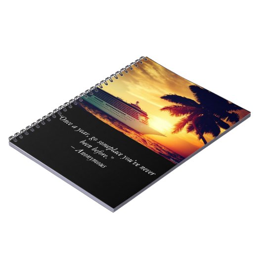 Kreuzfahrt-Zeitschrift Notizblock (Linke Seite)