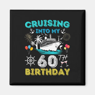 Kreuzfahrt zu meinem 60. Geburtstag Kreuzfahrt 60  Magnet