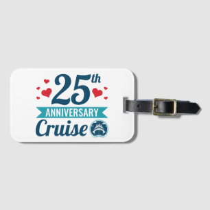 Kreuzfahrt zum 25. Jubiläum Gepäckanhänger