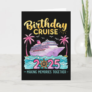 Kreuzfahrt zum Geburtstag 2025 Gemeinsame Erinneru Karte