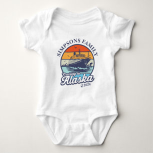 Kreuzfahrt zur Alaska Custom Family Matching Group Baby Strampler