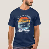Kreuzfahrt zur Alaska Custom Family Matching Group T-Shirt (Vorderseite)