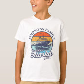 Kreuzfahrt zur Alaska Custom Family Matching Group T-Shirt (Vorderseite)