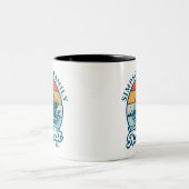 Kreuzfahrt zur Alaska Custom Family Matching Group Zweifarbige Tasse (Mittel)