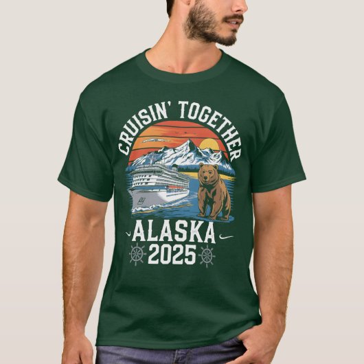 Kreuzfahrten Alaska 2025 Familienfreund Alaska sin T-Shirt (Vorderseite)