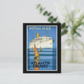Kreuzfahrten Royal Mail Atlantis Postkarte (Stehend Vorderseite)
