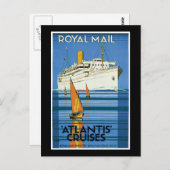 Kreuzfahrten Royal Mail Atlantis Postkarte (Vorne/Hinten)