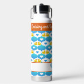 Kreuzfahrten und Enten machen mich zu einem glückl Trinkflasche (Vorderseite)