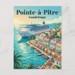 Kreuzfahrthafen Pointe-à-Pitre Guadeloupe Postkarte