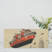 Kreuzfahrthubschrauber für Vintage Science Fiction (Stehend Vorderseite)