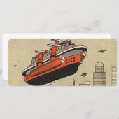 Kreuzfahrthubschrauber für Vintage Science Fiction (Vorne/Hinten)