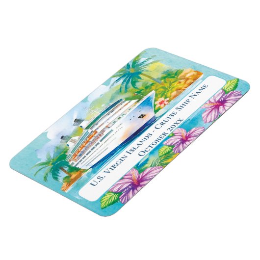 Kreuzfahrtinseln Kaiserhütte Stateroom Türmarker M Magnet (Linke Seite)