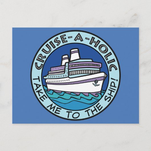 Kreuzfahrtkarte Postkarte (Vorderseite)