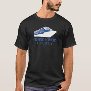 Kreuzfahrtklub mit Kreuzfahrtschiff und Ankern T-Shirt