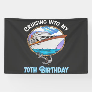 Kreuzfahrtliebhaber auf dem Weg zu meinem 70. Gebu Banner