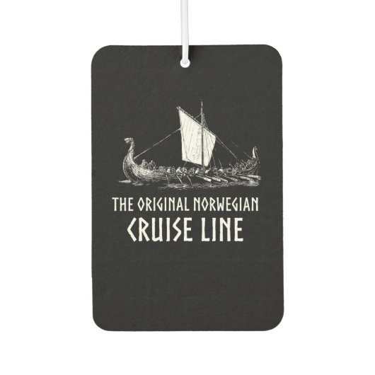 Kreuzfahrtlinie Odin und Valhalla Autolufterfrischer (Vorderseite)