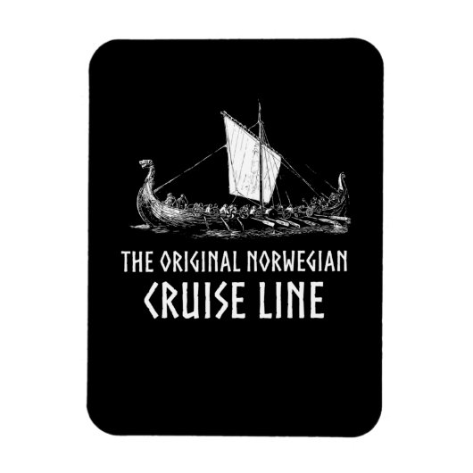 Kreuzfahrtlinie Odin und Valhalla Magnet (Vertikal)