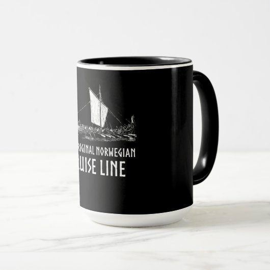 Kreuzfahrtlinie Odin und Valhalla Tasse (VorderseiteRechts)