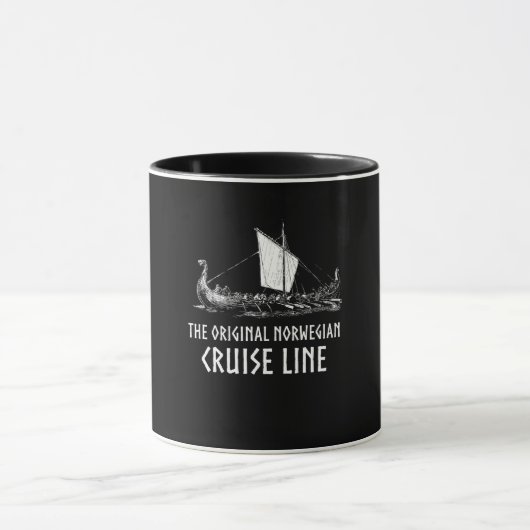 Kreuzfahrtlinie Odin und Valhalla Tasse (Zentrum)
