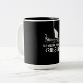 Kreuzfahrtlinie Odin und Valhalla Zweifarbige Tasse (Vorderseite Links)