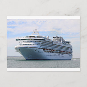 Kreuzfahrtschiff 14 postkarte