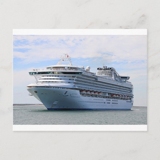 Kreuzfahrtschiff 14 postkarte (Vorderseite)